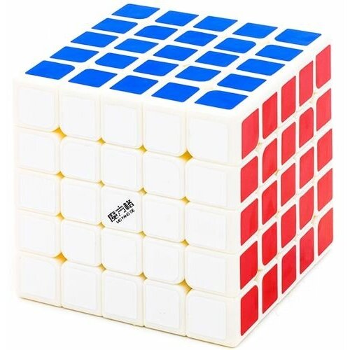 qiyi mofange кубик skewb qicheng qiyi цветной пластик Скоростной Кубик Рубика QiYi MoFangGe 5x5x5 Wushuang / Головоломка для подарка / Белый пластик