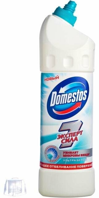 Domestos гель универсальный Эксперт сила 7 Ультра Белый 1 л