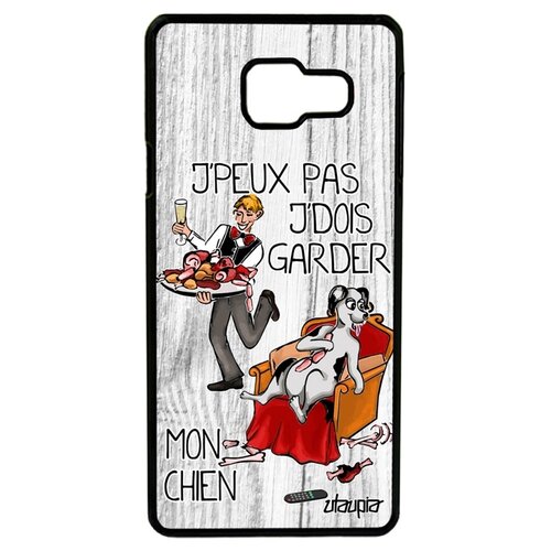 фото Чехол для смартфона samsung galaxy a3 2016, "не могу - у меня собака!" пародия комикс utaupia