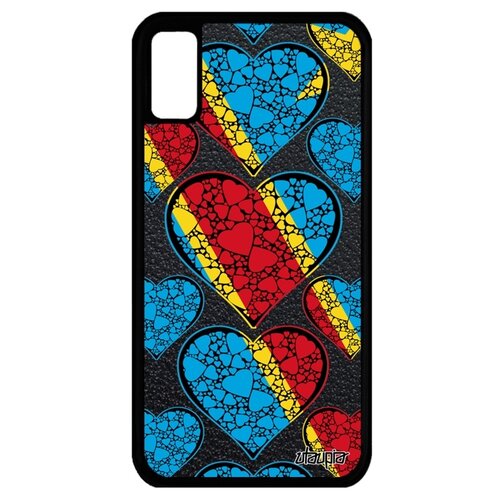 фото Чехол для iphone xs, "флаг конго киншаса с сердцем" любовь патриот utaupia
