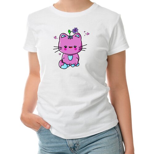 фото Футболка roly, размер s, белый