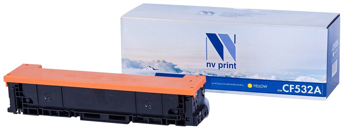 Лазерный картридж NV Print NV-CF532AY для для HP CLJ Pro M180n, HP CLJ Pro M181fw, CF532A (совместимый, пурпурный, 900 стр.)