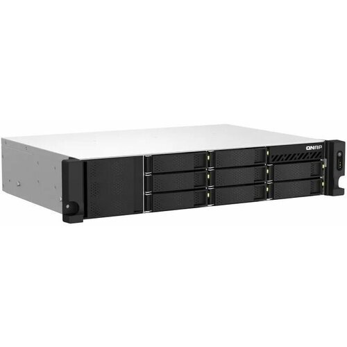 smb qnap ts 864eu 4g nas 8 tray 3 5 2 5 w o hdd 4 core intel celeron n5105 n5095 2 0 ghz 2 9 ghz 4gb ddr4 1x4gb up to 16gb 2x8gb 2x2 5gbe l QNAP TS-864eU-RP-8G NAS сервер сетевое хранилище