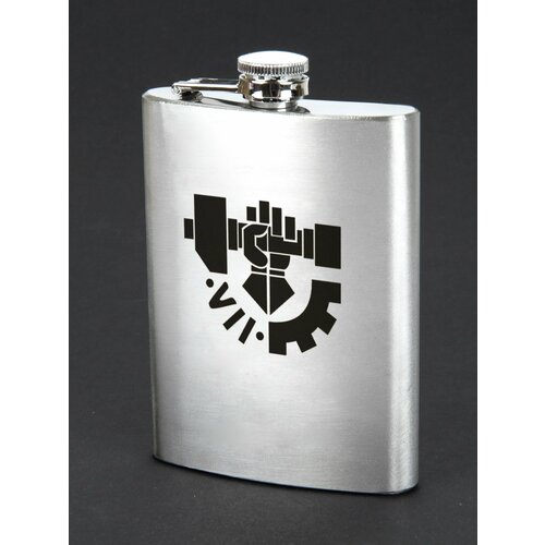 Фляжка для алкоголя с гравировкой 240мл 8oz Warhammer 40000 Металика