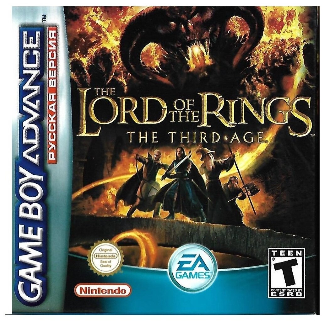 Lord of the Rings: The Third Age (Властелин Колец: Средневековье)[GBA, рус. версия] (Platinum) (128M)