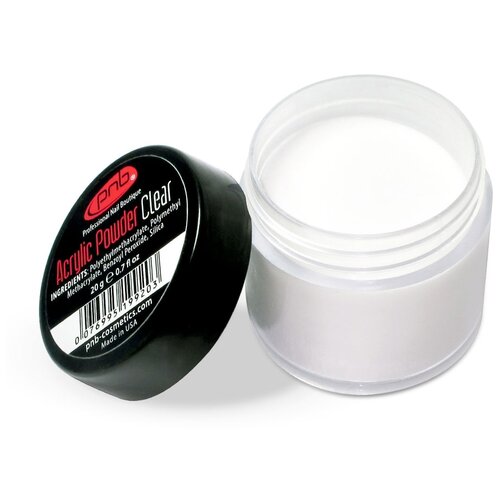 Акриловая пудра прозрачная PNB/Acrylic Powder Clear, 20г