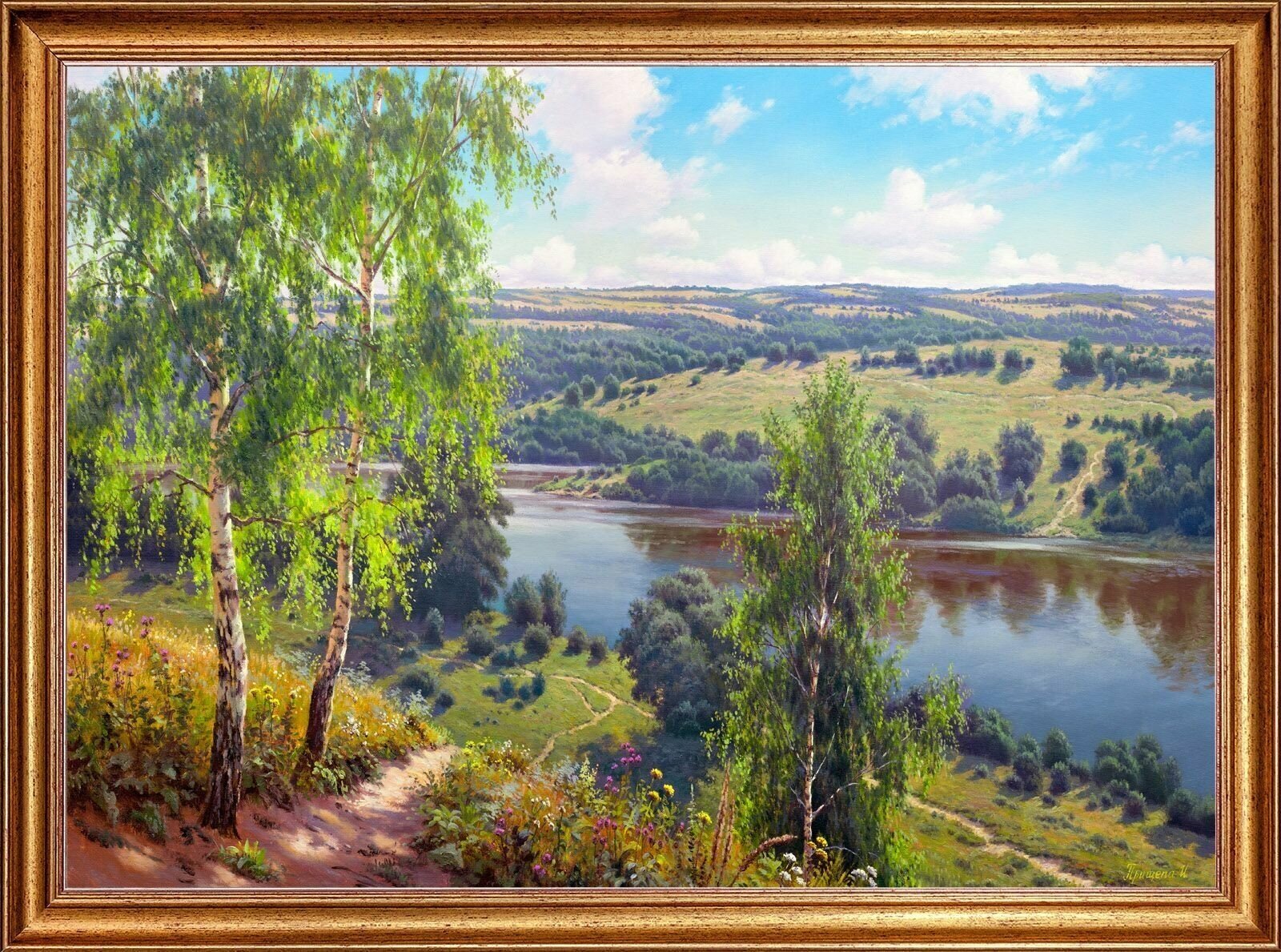 Картина, "Тропинка", 50х70 см, художник - Прищепа И. Арт. ПИ31-50х70
