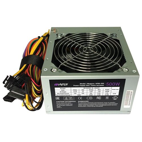 Блок питания Hiper ATX 500W HPM-500 4410₽