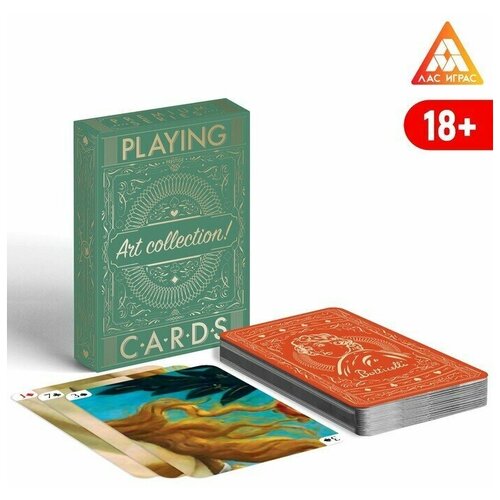 Игральные карты Playing cards. Art collection, 54 карты подарочный набор 2 в 1 playing cards art collection 54 карты кубики