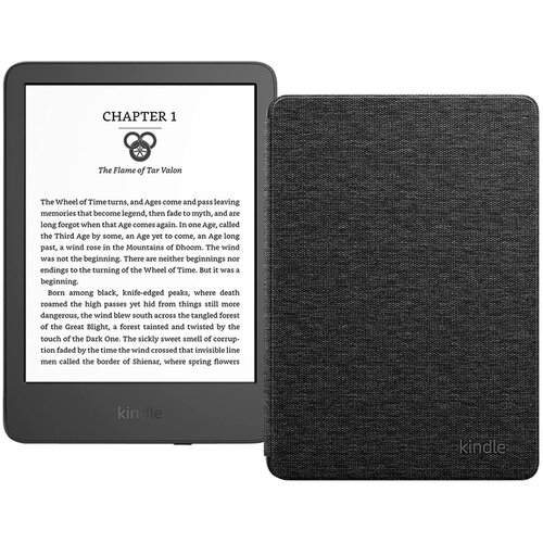 Электронная книга Amazon Kindle 11 2022 16 Гб black Ad-Supported + фирменная обложка