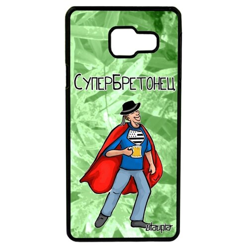 фото Чехол для телефона galaxy a3 2016, "супербретонец" рисунок веселый utaupia