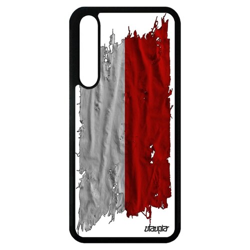 фото Чехол для мобильного p20 pro, "флаг польши на ткани" патриот государственный utaupia