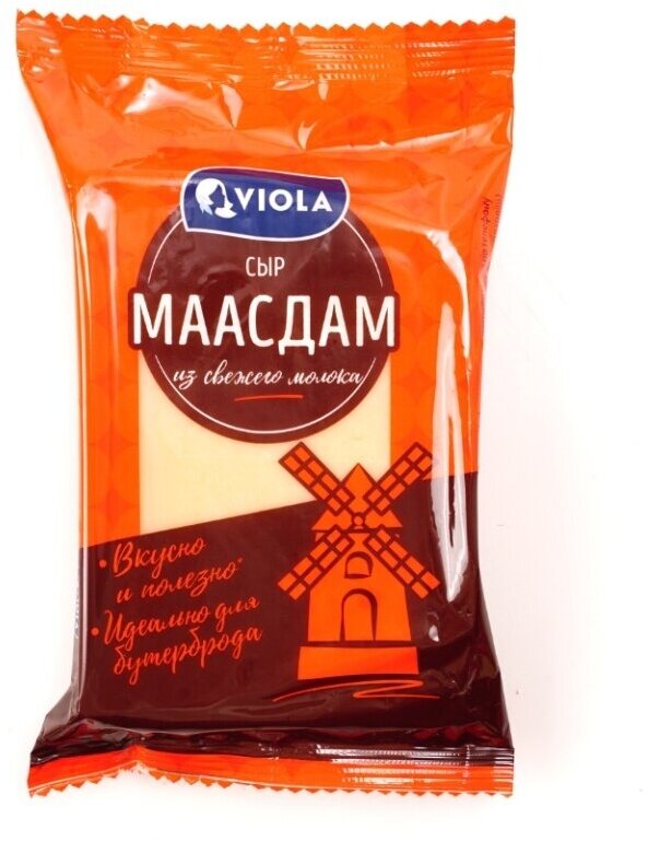 Сыр Viola Маасдам полутвердый 45% 220г