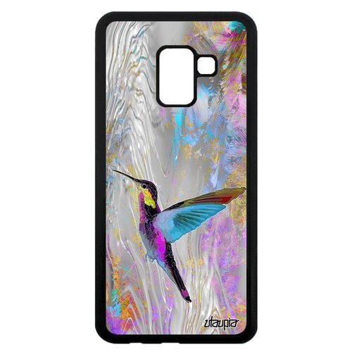 фото Чехол для samsung galaxy a8 2018, "колибри" маленький полет utaupia