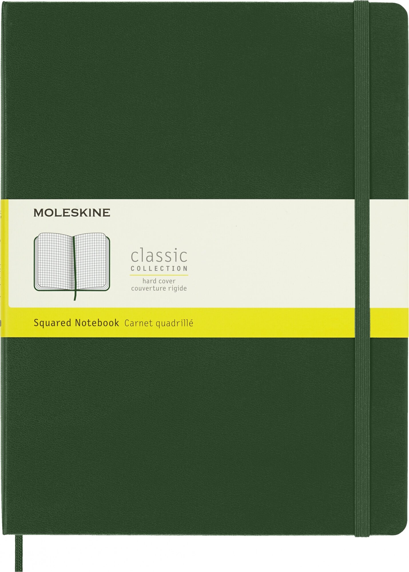 Блокнот Moleskine CLASSIC XLarge 190х250мм 192стр. клетка твердая обложка зеленый 6 шт./кор. - фото №5