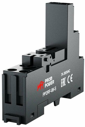 Колодка Prompower PP2RF-08-S для реле PG2R2-S (двухполюсное), винтовые клеммы