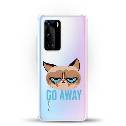 фото Силиконовый чехол grumpy cat на huawei p40 pro andy & paul