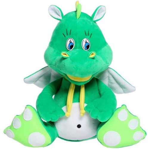 Мягкая игрушка «Дракончик Дени» малый, 33 см, цвет зеленый
