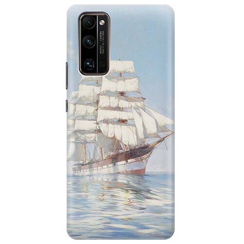 фото Чехол - накладка artcolor для honor 30 pro+ с принтом "идеальный парус" re:pa