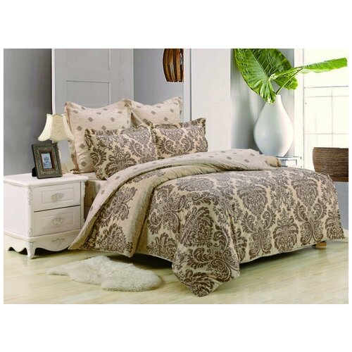 фото Постельное белье 1.5-спальное вальтери c-228, сатин, 70x70 valtery