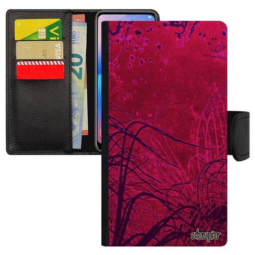 фото Чехол-книжка на мобильный apple iphone 7 plus, "травы" хидзики море utaupia