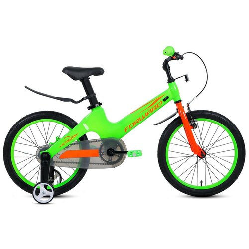 фото Детский велосипед forward cosmo 18 (2021) зеленый (требует финальной сборки)