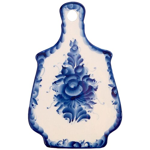 фото Доска сырная, гжель, фарфор, 2с 1411006 сима-ленд