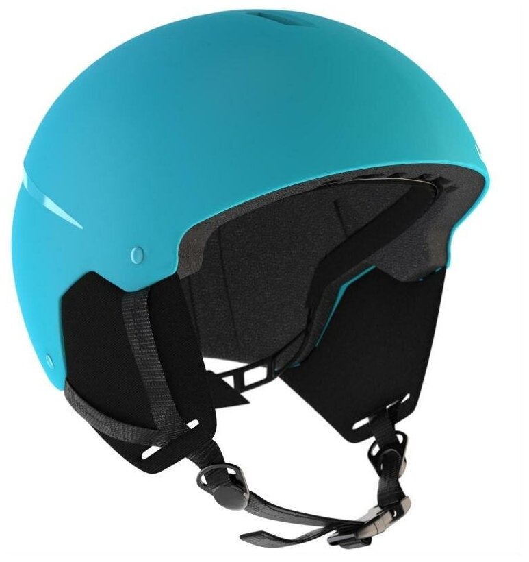 Шлем лыжный для детей синий H100 Создан для нерегулярного катания на лыжах. Этот простой и прочный шлем идеален для обучения горнолыжному спорту в полной безопасности. 48-52 см Светло-Синий для мальчиков/для девочек Пена: 100.0% Вспененный полипропилен