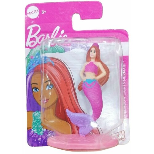 Фигурка Барби/Barbie Русалка с рыжими волосами, 7 см, GNM52/GRH44