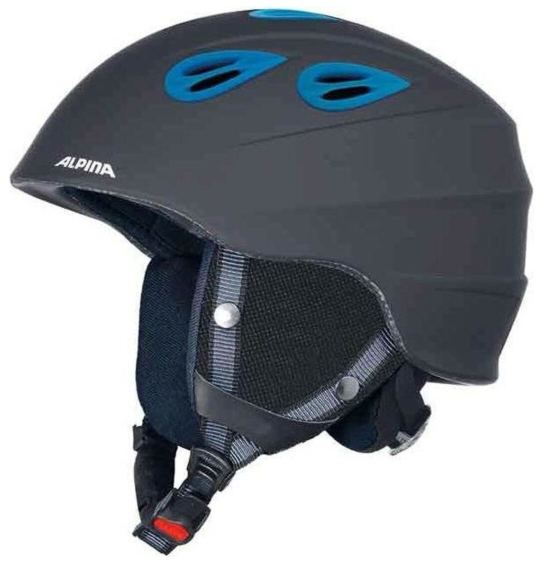 Зимний Шлем Alpina 2022-23 Junta 2.0 C Black-Blue Matt (см:61-64)