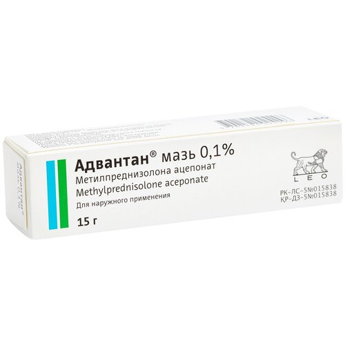 Адвантан мазь, 0.1%, 15 мл, 15 г