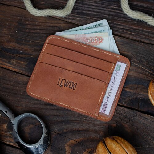 Картхолдер LEWSKI, коричневый, бежевый