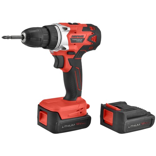 Дрель-шуруповерт аккумуляторная парма ДША-02-15162Li 338900₽