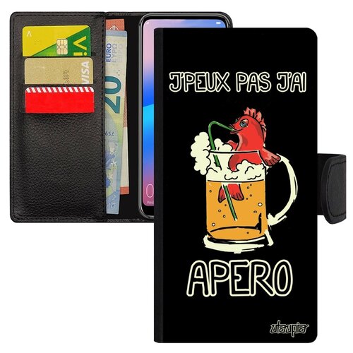 фото Чехол-книжка для мобильного xiaomi redmi 6a, "не могу - у меня аперитив!" повод коктейль utaupia