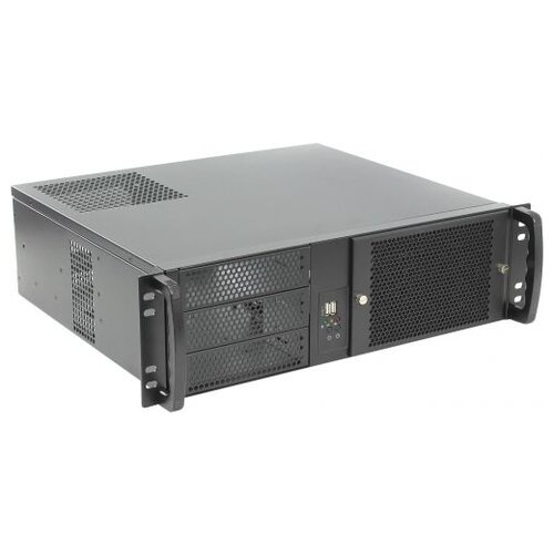 Procase EM338F-B-0 Корпус 3U Rack server case,съемный фильтр, черный, без блока питания, глубина 380мм, MB 12