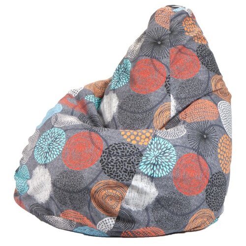 фото Пуффбери кресло-мешок груша жаккард xxxl рингс жаккард