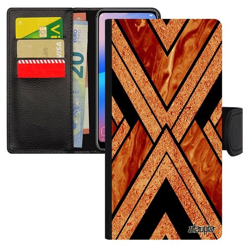 фото Чехол-книжка на мобильный galaxy s8, "х-орнамент" рисунок рельеф utaupia