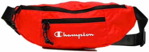 Сумка  поясная Champion спортивная, текстиль, красный