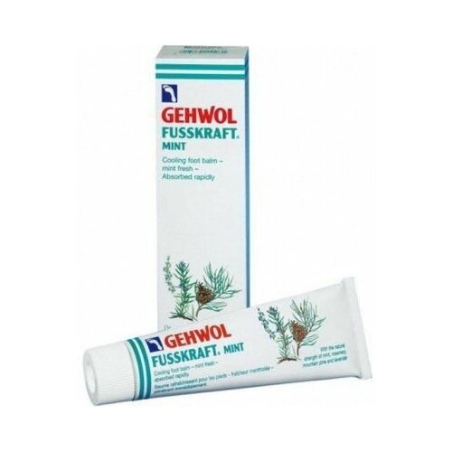 Gehwol, Fusskraft Mint, Мятный бальзам, 75 мл