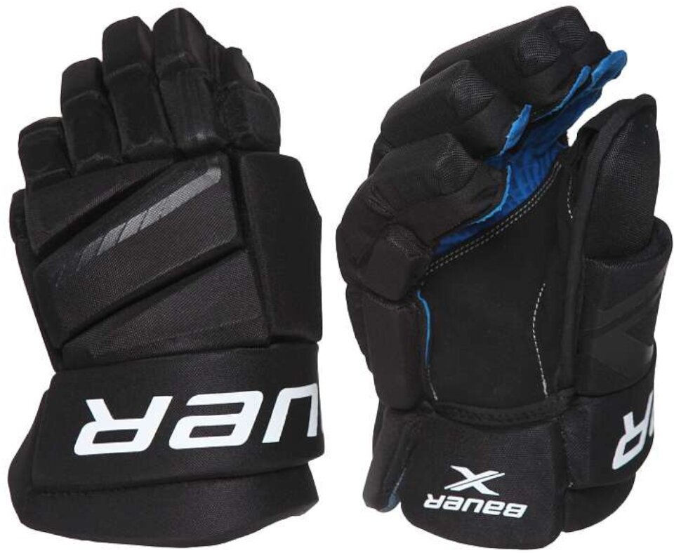 Перчатки хоккейные BAUER X S21 Sr 1058645 (15 / черный-белый)