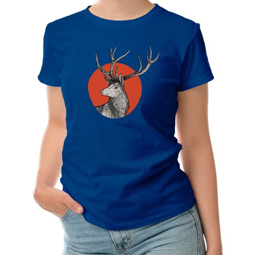 фото Футболка roly, размер l, синий