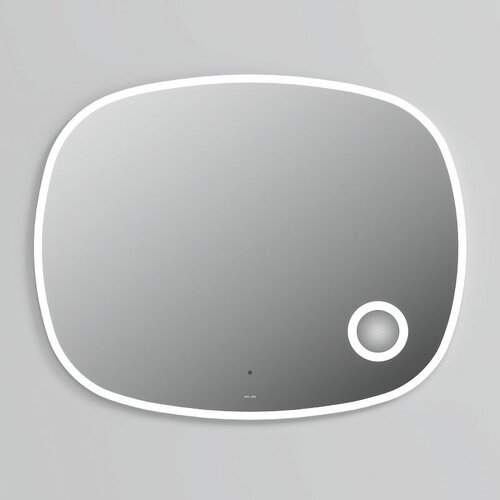 Зеркало настенное прямоугольное AM.PM M8FMOX1003SA Func с контурной LED-подсветкой, ИК сенсором и косметическим зеркалом, 100 см* 80 см, хром