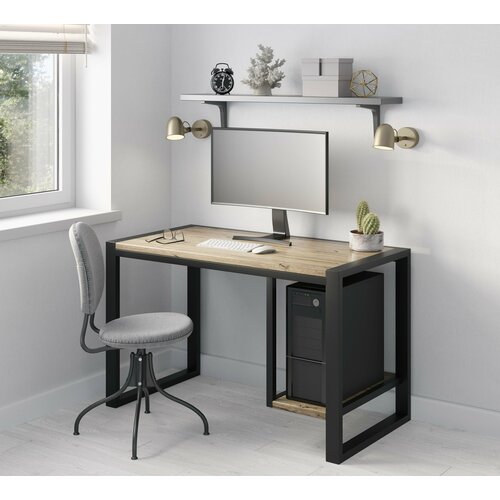 Компьютерный стол, письменный стол, офисный стол в стиле лофт Modern Plus 122х64х75