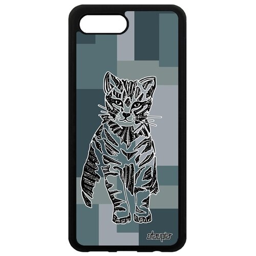 фото Чехол на телефон honor 10, "кот" пушистый котенок utaupia