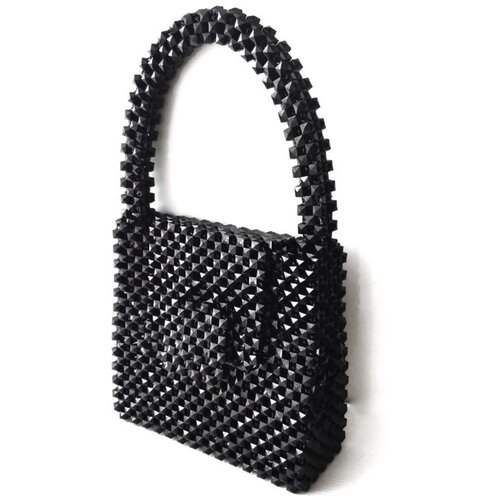 фото Сумка из акриловых бусин 8мм polevova