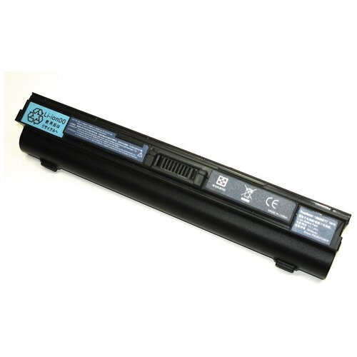 Аккумуляторная батарея для ноутбука Acer Aspire 1410 1810TZ (UM09E71) 11.1V 7800mAh OEM черная