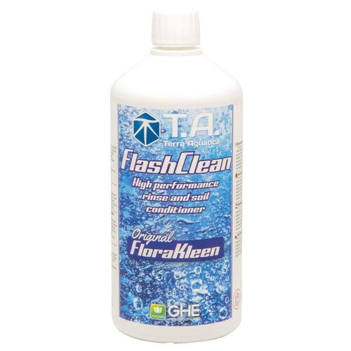 удобрение flashclean ghe 1л Раствор для выведения удобрений Terra Aquatica FlashClean 1л (GHE Flora Kleen)