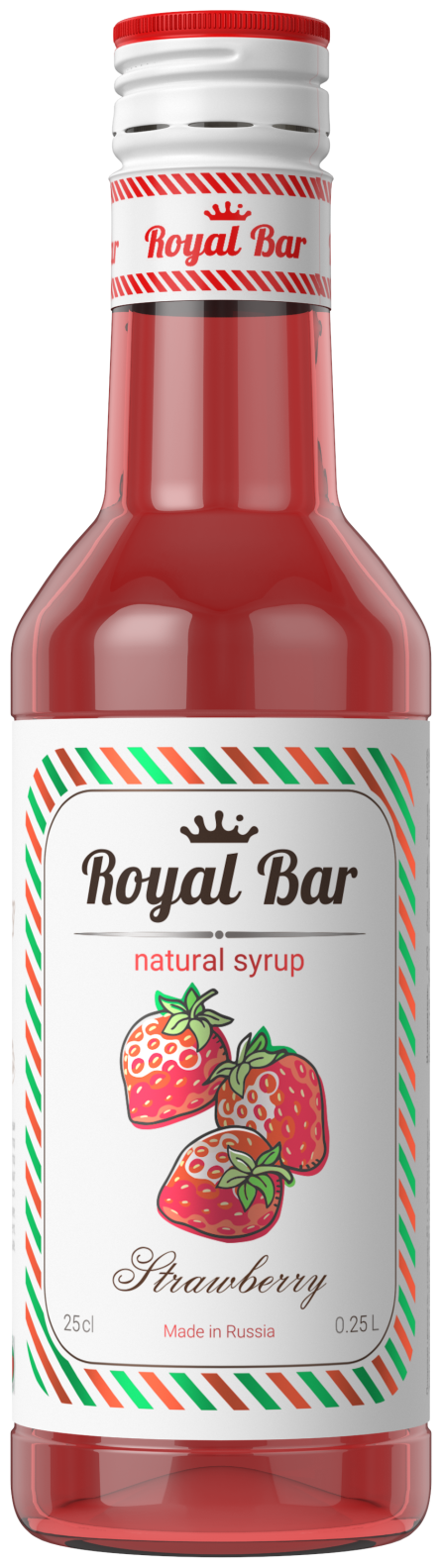 Сироп Royal Cane Клубника 1л - фото №3