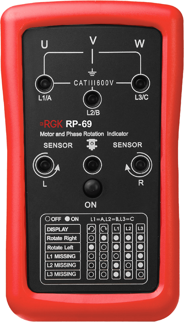 Индикатор чередования фаз RGK RP-69
