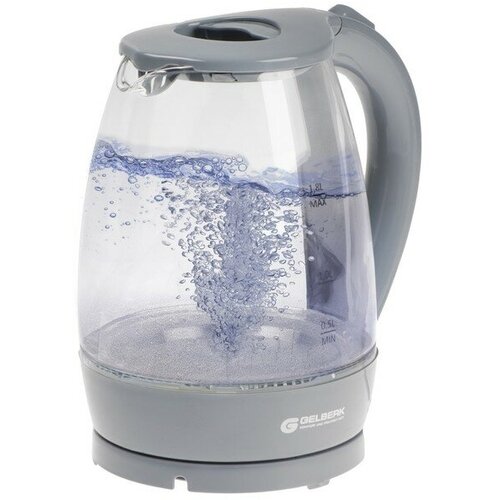 GELBERK Чайник электрический GELBERK GL-473 стекло 18 л 2000 Вт серый 296900₽